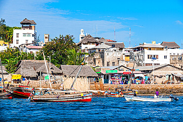 Traditional Swahili architecture, Lamu Town, UNESCO World Heritage Site, island of Lamu, Kenya, East Africa, Africa