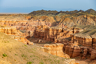 Charyn Canyon, Tian Shan mountains, Kazakhstan, Central Asia, Asia