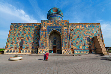 Mausoleum of Khoja Ahmed Yasawi, UNESCO World Heritage Site, Turkistan, Kazakhstan, Central Asia, Asia