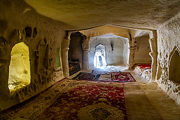 Cave Mosque Shakpak Ata, Mangystau, Kazakhstan, Central Asia, Asia