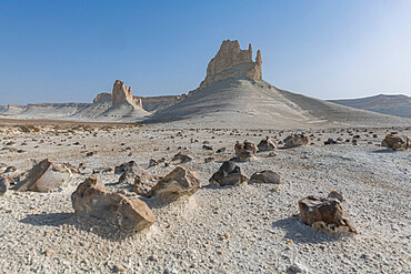 Bozzhira Canyon, Ustyurt plateau, Mangystau, Kazakhstan, Central Asia, Asia