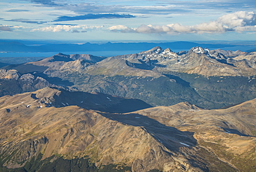 Aerial of Tierra del Fuego, Argentina, South America