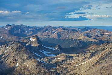 Aerial of Tierra del Fuego, Argentina, South America