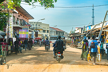 Colonial center, Kisangani, Democratic Republic of the Congo, Africa