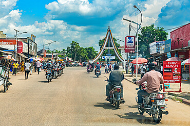 Colonial center, Kisangani, Democratic Republic of the Congo, Africa