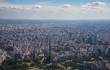 Aerial of Buenos Aires, Argentina, South America