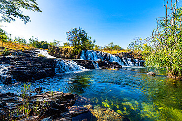 Ntumba Chushi Falls (Ntumbachushi Falls) on the Ngona River, northern Zambia, Africa