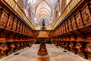 Interior of the Cathedral, Cuenca, UNESCO World Heritage Site, Castilla-La Mancha, Spain, Europe