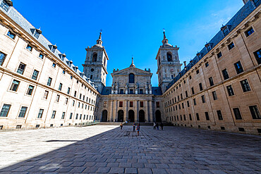 El Escorial (Royal Site of San Lorenzo de El Escorial), UNESCO World Heritage Site, near Madrid, Spain, Europe