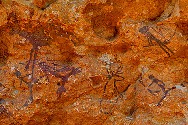 Rock art of the Iberian Mediterranean Basin, UNESCO World Heritage Site, Ulldecona, Catalonia, Spain, Europe