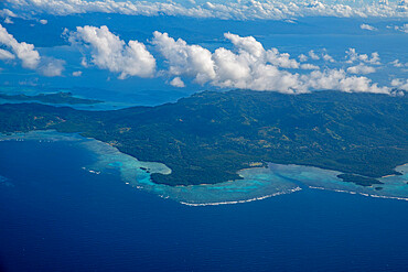 Aerial of Vanua Levu, Fiji, South Pacific, Pacific