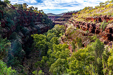 Dale Gorge lookout, Karijini National Park, Western Australia, Australia, Pacific