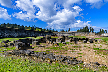 Old ruins, Kingston and Arthur's Vale Historic Area, UNESCO World Heritage Site, Norfolk Island, Australia, Pacific