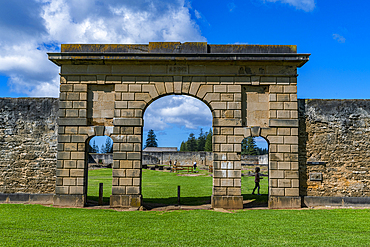 Old ruins, Kingston and Arthur's Vale Historic Area, UNESCO World Heritage Site, Norfolk Island, Australia, Pacific