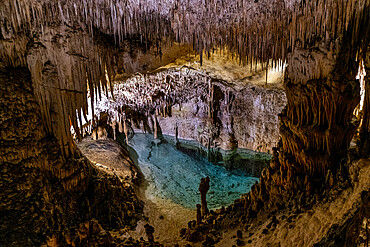 Drach caves, Porto Christo, Mallorca, Balearic Islands, Spain, Mediterranean, Europe