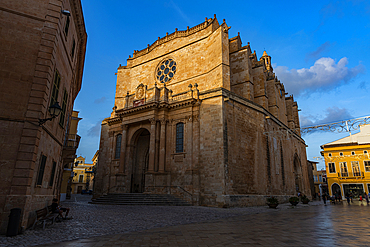 Catedral de Santa Maria de Ciudadela, Ciutadella, Menorca, Balearic Islands, Spain, Mediterranean, Europe