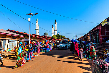 Market in Dalaba, Futa Djallon, Guinea Conakry, Africa