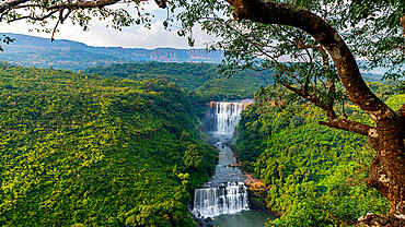 Kambadaga waterfalls, Fouta Djallon, Guinea Conakry, Africa