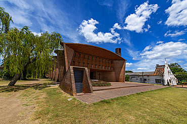 Church of Atlantida (Church of Christ the Worker and Our Lady of Lourdes), the work of engineer Eladio Dieste, UNESCO World Heritage Site, Canelones department, Uruguay, South America