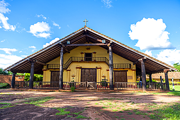 Santa Ana de Velasco Mission church, Jesuit Missions of Chiquitos, UNESCO World Heritage Site, Santa Cruz department, Bolivia, South America