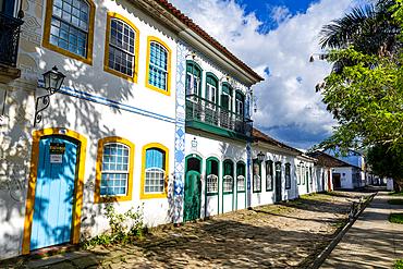 Colonial buildings, Paraty, UNESCO World Heritage Site, Brazil, South America