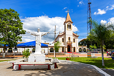 Church of Saint Sebastian, Xapuri, Acre State, Brazil, South America