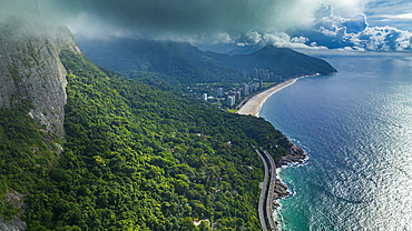 Aerial, Rio de Janeiro, Brazil, South America