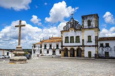 Sao Francisco Church, Sao Francisco Square, UNESCO World Heritage Site, Sao Cristovao, Sergipe, Brazil, South America