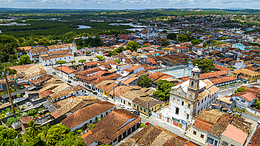 Aerial of Sao Cristovao, Sergipe, Brazil, South America