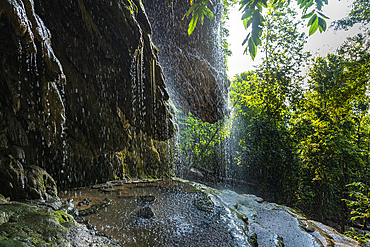 Hughs Dale Waterfall, Christmas island, Australia, Indian Ocean