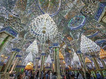 Interior of the Holy Shrine Of Imam Hossain, Karbala, Iraq, Middle East