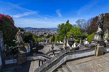 Sanctuary of Bom Jesus do Monte, UNESCO World Heritage Site, Braga, Minho, Portugal, Europe