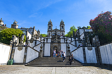 Sanctuary of Bom Jesus do Monte, UNESCO World Heritage Site, Braga, Minho, Portugal, Europe