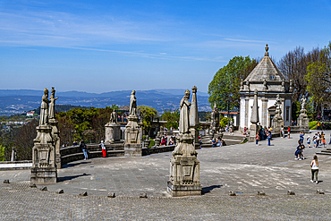 Sanctuary of Bom Jesus do Monte, UNESCO World Heritage Site, Braga, Minho, Portugal, Europe