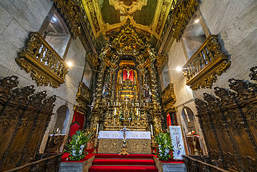 Interior of the Carmo Monastery, UNESCO World Heritage Site, Porto, Norte, Portugal, Europe