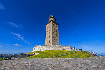 The Tower of Hercules, UNESCO World Heritage Site, La Coruna, Galicia, Spain, Europe