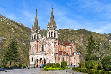 Basílica de Santa María la Real de Covadonga, Picos de Europa National Park, Asturias, Spain, Europe