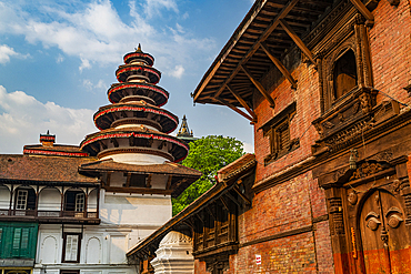 Temples, Durbar Square, UNESCO World Heritage Site, Kathmandu, Nepal, Asia