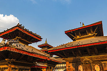 Temples, Durbar Square, UNESCO World Heritage Site, Kathmandu, Nepal, Asia