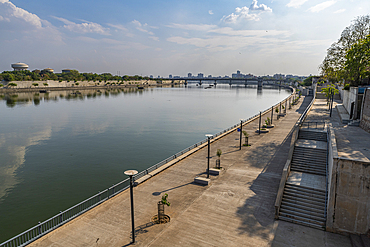 Sabamati riverfront, UNESCO World Heritage Site, Ahmedabad, Gujarat, India, Asia