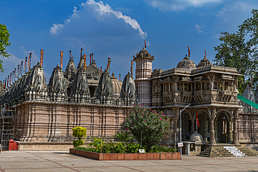 Hutheesing Jain Temple, Ahmedabad, Gujarat, India, Asia