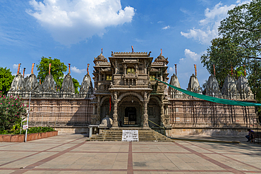 Hutheesing Jain Temple, Ahmedabad, Gujarat, India, Asia