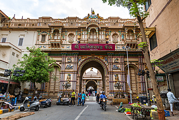 Swaminarayan Pakodi Centre, UNESCO World Heritage Site, Ahmedabad, Gujarat, India, Asia