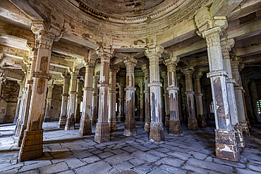 Jami Mosque, Champaner-Pavagadh Archaeological Park, UNESCO World Heritage Site, Gujarat, India, Asia