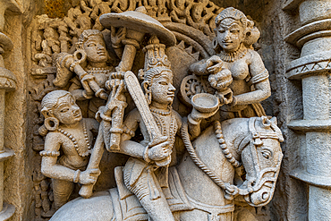 Rani Ki Vav, The Queen's Stepwell, UNESCO World Heritage Site, Patan, Gujarat, India, Asia