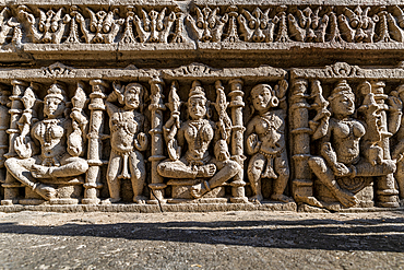 Rani Ki Vav, The Queen's Stepwell, UNESCO World Heritage Site, Patan, Gujarat, India, Asia