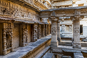 Rani Ki Vav, The Queen's Stepwell, UNESCO World Heritage Site, Patan, Gujarat, India, Asia