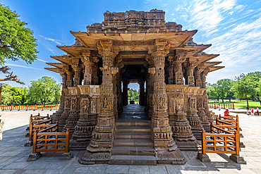 Sun Temple, Modhera, Gujarat, India, Asia