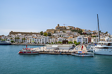 The town of Ibiza, Ibiza, Balearic Islands, Spain, Mediterranean, Europe