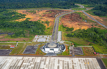 Airport of Mengomeyen, Ciudad de la Paz, Rio Muni, Equatorial Guinea, Africa